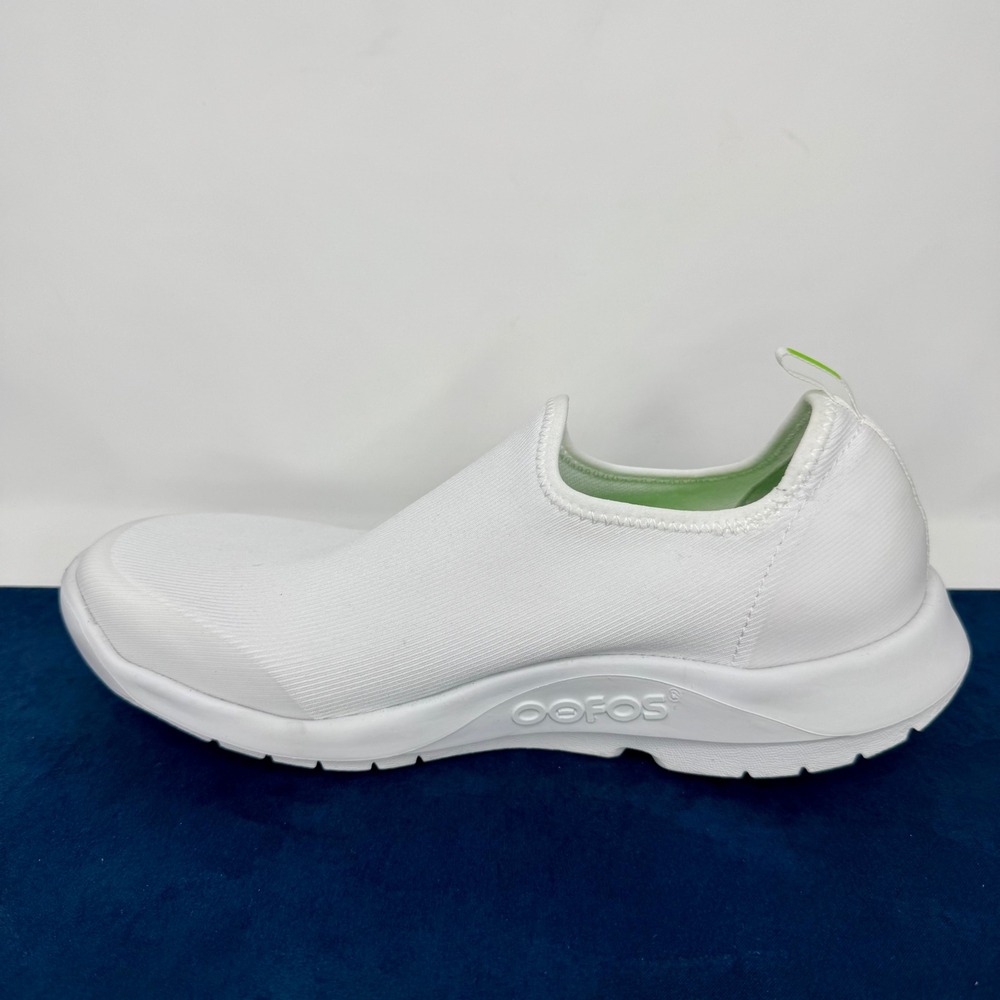 OOFOS OOmg Sport Low White Recovery Shoes Women's 10 EU 41 Slip On Sneaker - Picture 10 of 10